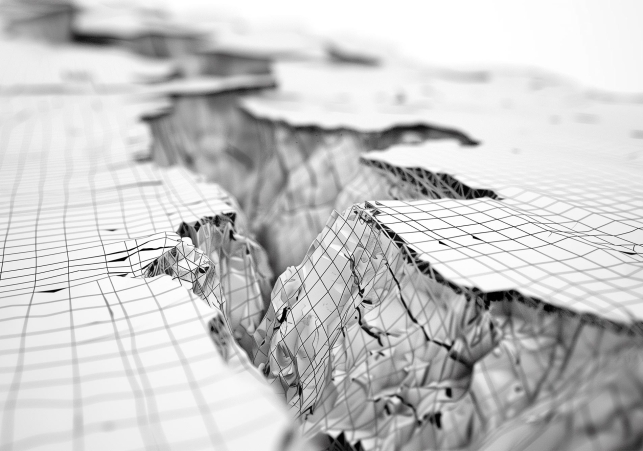 Earthquake-Geometry-Physics-Simulation-Concept-Illustration