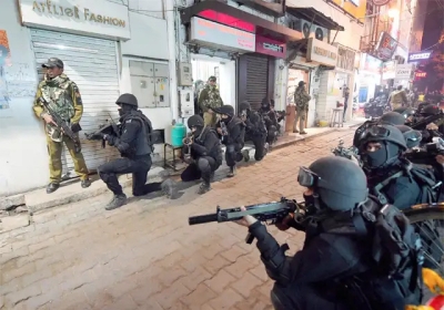 security-mock-drill-organised-at-khan-market